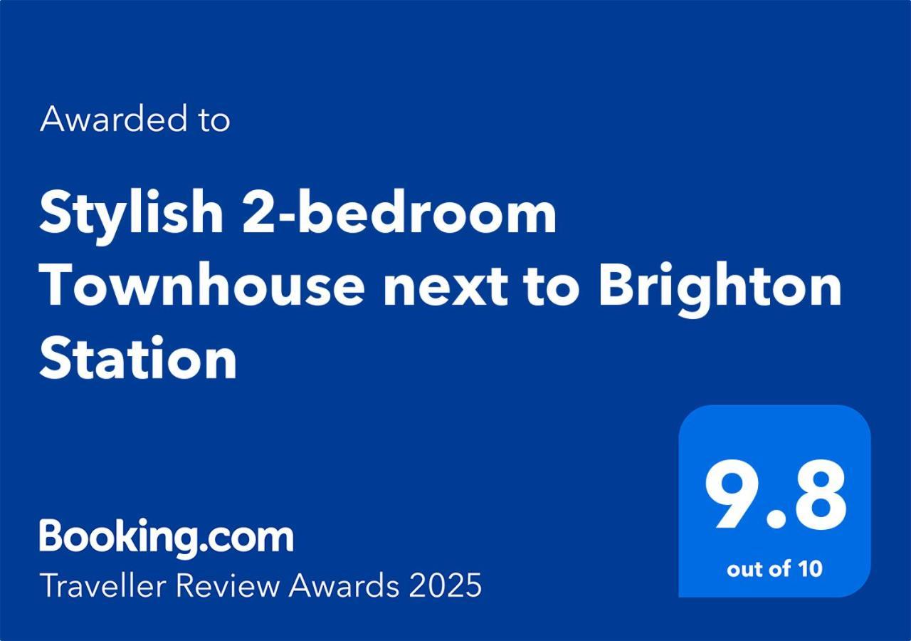 Stylish 2-Bedroom Townhouse Next To Brighton Station المظهر الخارجي الصورة